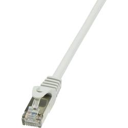 LogiLink CP2072S RJ45 síťové kabely, propojovací kabely CAT 6 F/UTP 5.00 m šedá s ochranou 1 ks