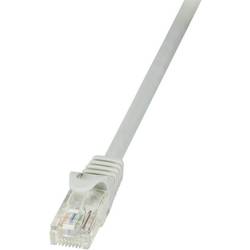 LogiLink CP2062U RJ45 síťové kabely, propojovací kabely CAT 6 U/UTP 3.00 m šedá s ochranou 1 ks