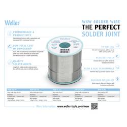 Weller WSW SAC M1 bezolovnatý pájecí cín cívka Sn3,0Ag0,5Cu 100 g 0.5 mm