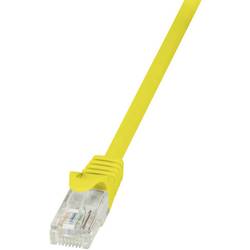 LogiLink CP2057U RJ45 síťové kabely, propojovací kabely CAT 6 U/UTP 2.00 m žlutá s ochranou 1 ks