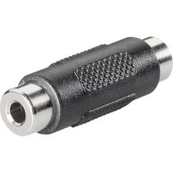 BKL Electronic 1102046 1102046 jack audio adaptér [1x jack zásuvka 3,5 mm - 1x jack zásuvka 3,5 mm] černá