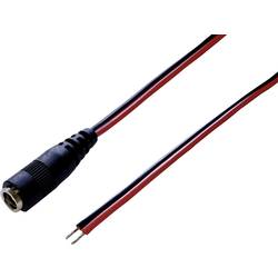 BKL Electronic 072079 nízkonapěťový připojovací kabel nízkonapěťová zásuvka - kabel s otevřenými konci 5.5 mm 2.5 mm 2.00 m 1 ks