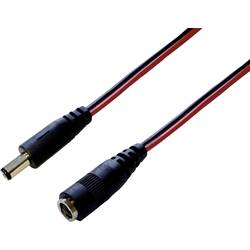 BKL Electronic 072076 nízkonapěťový prodlužovací kabel nízkonapěťová zástrčka - nízkonapěťová zásuvka 5.5 mm 2.1 mm 5.5 mm 2.5 mm 3.00 m 1 ks
