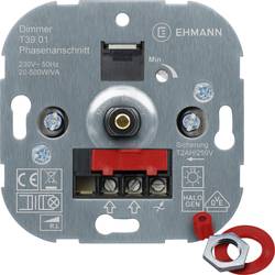 Ehmann 3900x0100 stmívač pod omítku Vhodné pro svítidlo: žárovka, halogenová žárovka