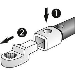 Matador Schraubwerkzeuge 61910080 Prstencový nástrčný klíč, 9x 12 - 8 mm