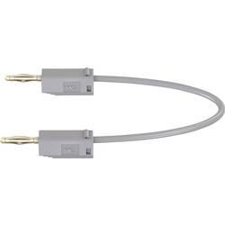 Stäubli LK205 měřicí kabel lamelová zástrčka 2 mm lamelová zástrčka 2 mm 45.00 cm šedá 1 ks