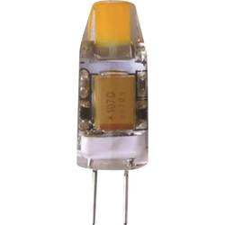 Megaman MM49162 LED Energetická třída (EEK2021) G (A - G) G4 pinová objímka 1.2 W = 11 W teplá bílá (Ø x d) 9.00 mm x 30 mm 1 ks