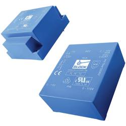 BLOCK FL 52/9 plochý transformátor 2 x 115 V/AC 2 x 9 V/AC 52 VA