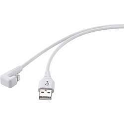 Renkforce USB kabel USB 2.0 USB-A zástrčka, Apple Lightning konektor 1.00 m bílá RF-4598340