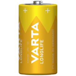 Varta LONGLIFE C Folie 6 baterie malé mono C alkalicko-manganová 7600 mAh 1.5 V 6 ks