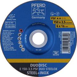 PFERD 62015420 E 150-3,5 PSF DUO STEELOX brusný kotouč lomený Průměr 150 mm Ø otvoru 22.23 mm nerezová ocel, ocel, Rozněcovač 10 ks