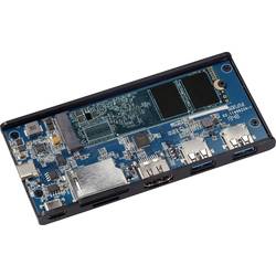 Renkforce RF-4599772 USB-C® dokovací stanice Vhodné pro značky (dokovací stanice pro notebook): univerzální Rozšiřující patice M.2 SSD, integrovaná čtečka