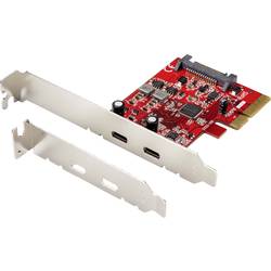 Renkforce RF-4599664 2 porty Karta řadiče USB 3.1 Gen 2 USB-C™ (USB 3.1 Gen 2) PCIe