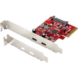 Renkforce RF-4599664 2 porty USB-C® 3.1 Gen2 karta rozhraní USB-C® 10Gbps PCIe