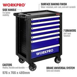 WorkPro WP209074 Dílenský vozík WORKPRO, 193 dílů