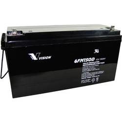 Vision Akkus 6FM150DX 6FM150DX olověný akumulátor 12 V 150 Ah olověný se skelným rounem (š x v x h) 485 x 240 x 172 mm šroubované M8 bezúdržbové, odolné proti