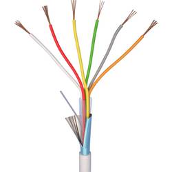 ELAN 20061 alarmový kabel LiYY 6 x 0.22 mm² bílá metrové zboží