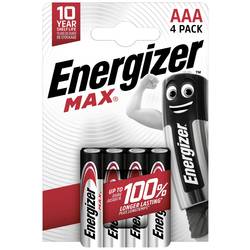 Energizer Max mikrotužková baterie AAA alkalicko-manganová 1.5 V 4 ks