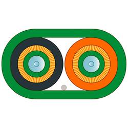 Siemens 6XV18733AH20 optické vlákno optické vlákno kabel zelená, oranžová, černá 50/125 µ Multimode OM2