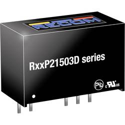 RECOM R15P21503D DC/DC měnič napětí do DPS 185 mA 2 W Počet výstupů: 2 x Obsah 1 ks