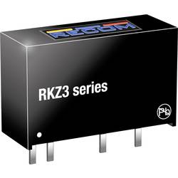 RECOM RKZ3-2405S DC/DC měnič napětí do DPS 600 mA 3 W Počet výstupů: 1 x Obsah 1 ks