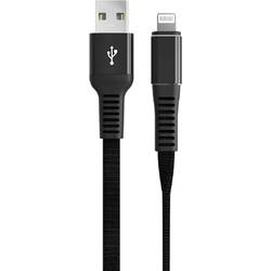 Leba Innovation Nabíjecí kabel USB USB-A zástrčka, Apple Lightning konektor 1.20 m černá NCABLE-LE-UA-8P-1.2M