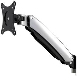 SpeaKa Professional SP-MM-730 držák na zeď pro monitor 1 Displej: (s) 43,2 cm (17) - 68,6 cm (27) černá/stříbrná nastavitelná výška, naklápěcí, nakláněcí,