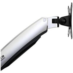 SpeaKa Professional SP-MM-730 držák na zeď pro monitor 1 Displej: (s) 43,2 cm (17) - 68,6 cm (27) černá/stříbrná nastavitelná výška, naklápěcí, nakláněcí,