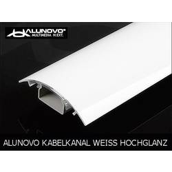 Alunovo HW90-100 kabelová lišta (d x š x v) 1000 x 80 x 20 mm 1 ks bílá (lesklá)