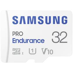 Samsung PRO Endurance paměťová karta microSDHC 32 GB Class 10, UHS-Class 1 podpora videa 4K, vč. SD adaptéru, nárazuvzdorné