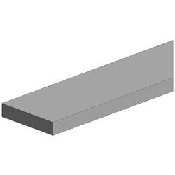polystyren pravoúhlý profil (d x š x v) 350 x 2 x 0.50 mm 10 ks