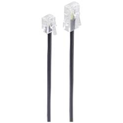 Shiverpeaks ISDN propojovací kabel [1x RJ11 zástrčka 6p4c - 1x RJ45 zástrčka 8p4c] 6 m černá