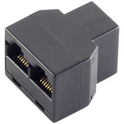 Shiverpeaks Western adaptér [1x RJ12 zásuvka 6p6c - 2x RJ12 zásuvka 6p6c] černá
