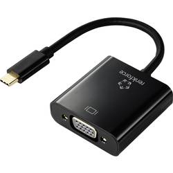 Renkforce RF-4679564 USB-C® / VGA adaptér [1x USB-C® zástrčka - 1x VGA zásuvka] černá 10.00 cm