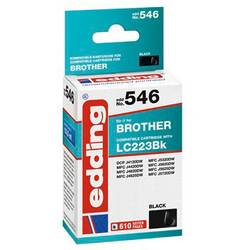 Edding Ink náhradní Brother LC-223BK kompatibilní černá EDD-546 18-546