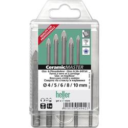 Heller 24942 sada vrtáků do skla a obkladů 5dílná 4 mm, 5 mm, 6 mm, 8 mm, 10 mm 1/4 (6,3 mm) 1 sada
