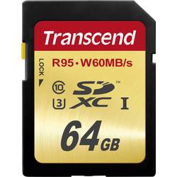 Transcend Ultimate paměťová karta SDXC 64 GB Class 10, UHS-I, UHS-Class 3