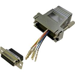 BKL Electronic 10121120 adaptér D-SUB zásuvka 15pólová - RJ45 zásuvka 1 ks Single