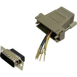 BKL Electronic 10121121 adaptér D-SUB zástrčka 15pólová - RJ45 zásuvka 1 ks Single