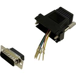 BKL Electronic 10121122 adaptér D-SUB zástrčka 15pólová - RJ45 zásuvka 1 ks Single