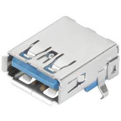 USB konektor 3.0 zásuvka, vestavná horizontální USB3.0A T1H 2.3N4 TY BL 2563550000 Weidmüller Množství: 208 ks