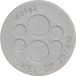 Icotek KEL-DP 25/4 8 mm, elastomer, šedá, 1 ks