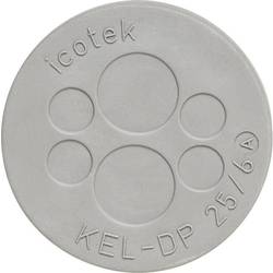 Icotek KEL-DP 50/11 destička pro kabelové průchodky Průměr svorky (max.) 22.5 mm elastomer šedá 1 ks