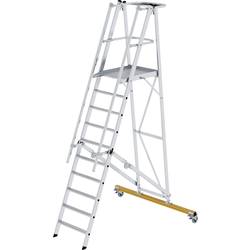 MUNK Günzburger Steigtechnik 52310 hliník žebřík s platformou Montáž pomocí nástrojů max.prac. výška: 4.3 m 49 kg