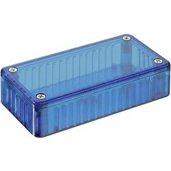 Transparentní pouzdro z polykarbonátu Hammond Electronics 100 x 50 x 25 , modrá