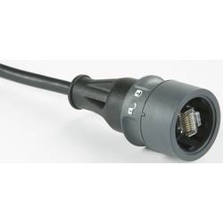 Bulgin PXP6037/2M00 RJ45 síťové kabely, propojovací kabely CAT 5e S/FTP 2.00 m černá stíněný, krytí PUR, vodotěsné 1 ks