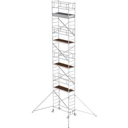 MUNK Günzburger Steigtechnik 154846 hliník lešení na kolečkách Montáž bez nářadí max.prac. výška: 10.4 m