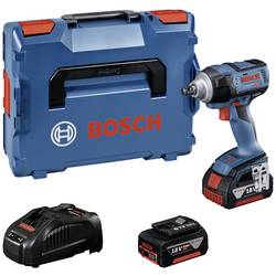 Bosch Professional GDS 18V-300 06019D8202 aku rázový utahovák 18 V Počet přibalených akumulátorů 2 4.0 Ah Li-Ion akumulátor kufřík, 2 akumulátory