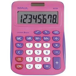 Maul MJ 550 stolní kalkulačka růžová Displej (počet míst): 8 na baterii, solární napájení (š x v) 155 mm x 11 mm