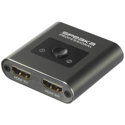 SpeaKa Professional SP-HSW-231 2 porty HDMI přepínač UHD 7680 x 4320 Pixel